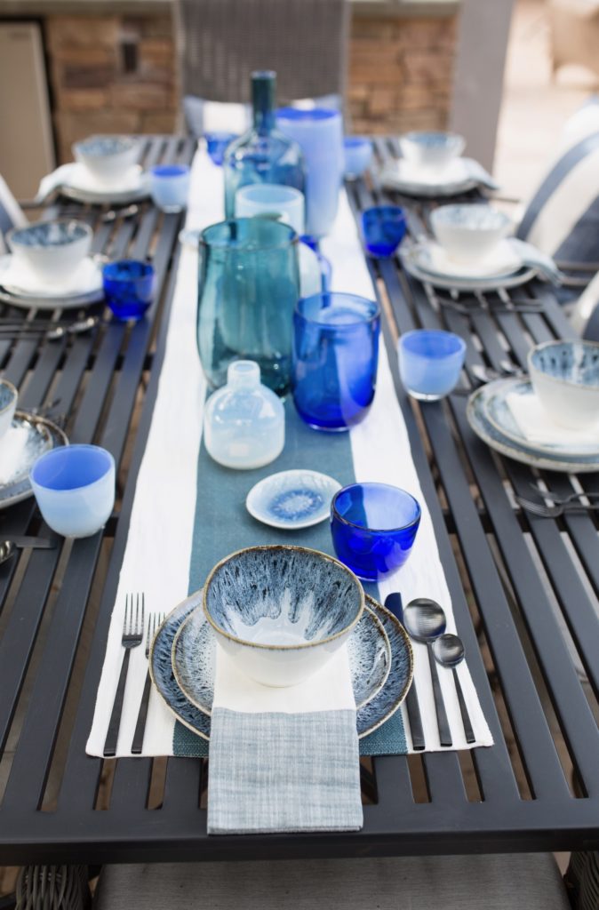 blue hurricane glassware