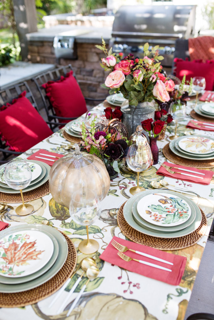 fall tablescape