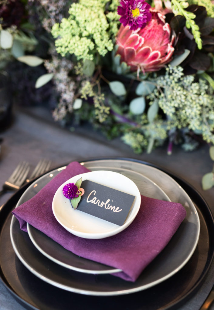 Jewel-toned Tablescape