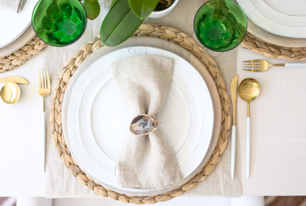 Yellow tulip table