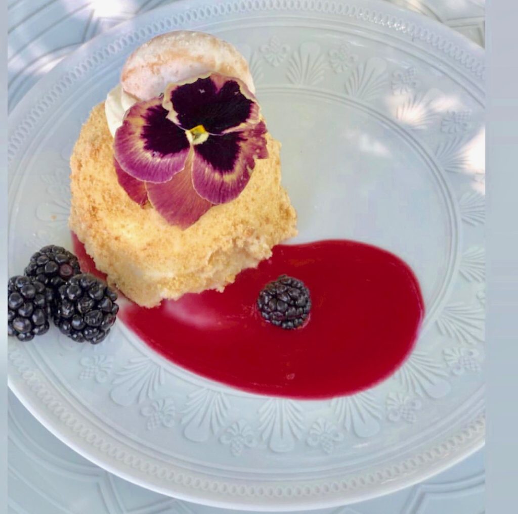 lemon mousse dessert