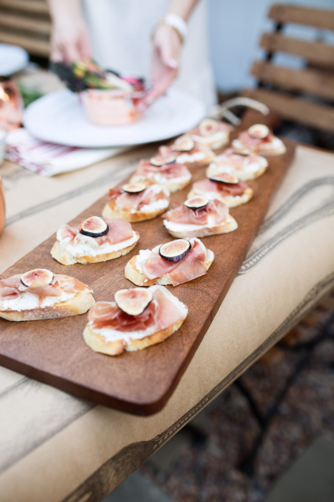 proscuitto bruschetta appetizer