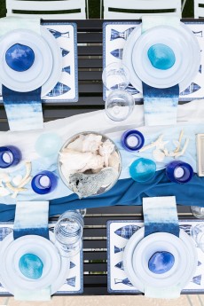 Ocean-Inspired Dinner Party: Waves of Blues