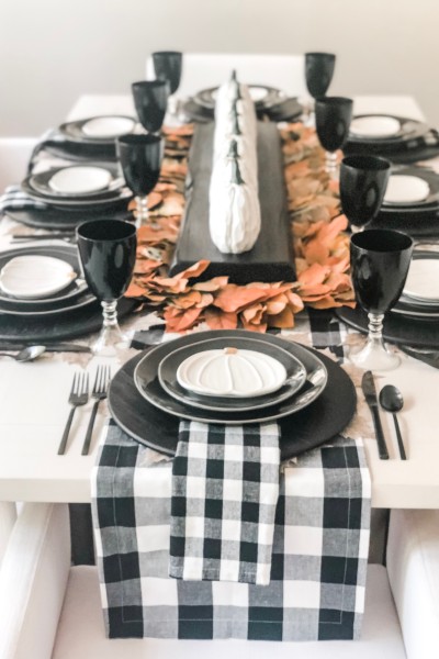 buffalo check fall table