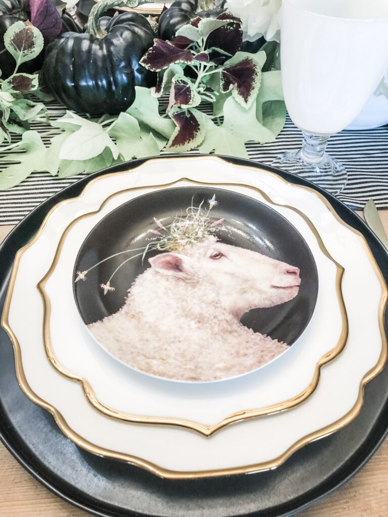 Elegant Farmhouse Table: Whimsical Animal Decor - to have + to host