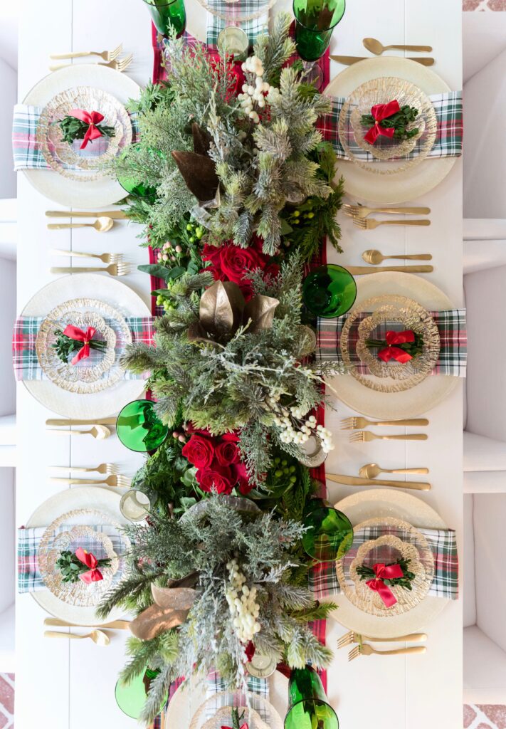 classic Christmas table