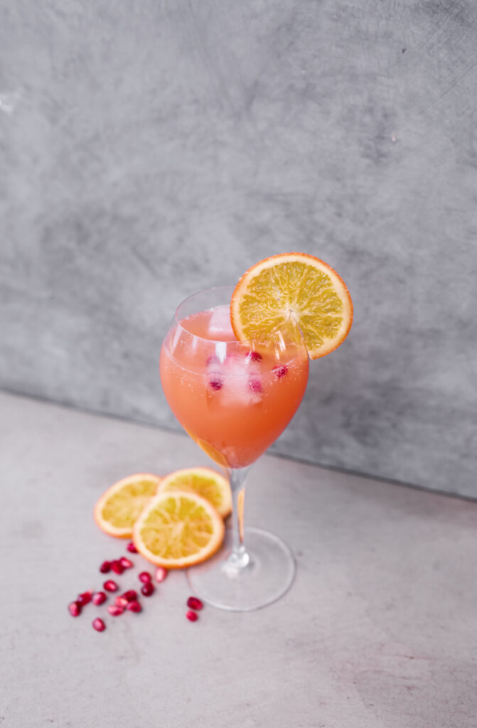 blood orange mimosa