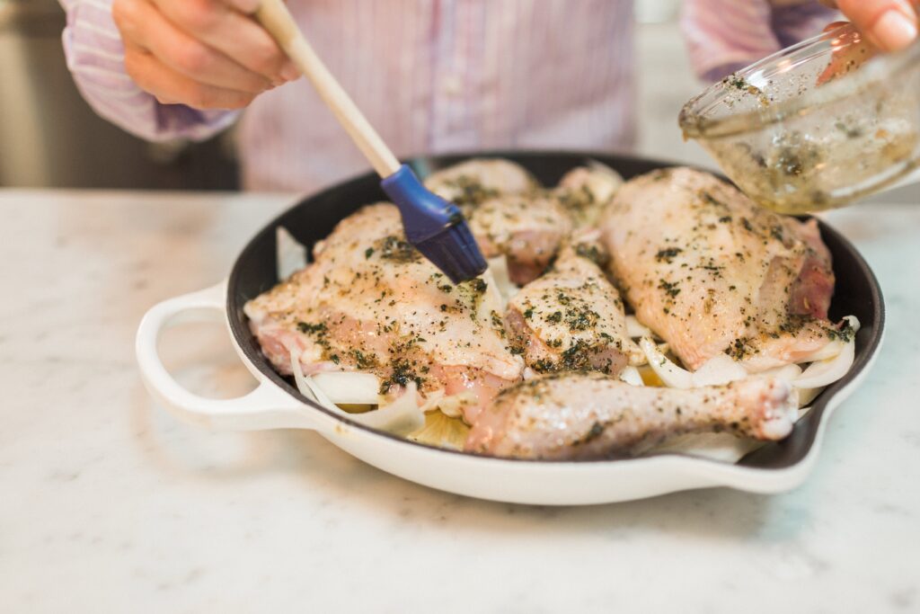 skillet roasted lemon chicken 