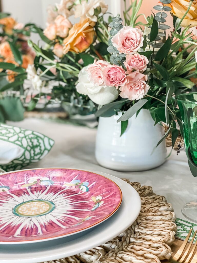 peach and coral flowers