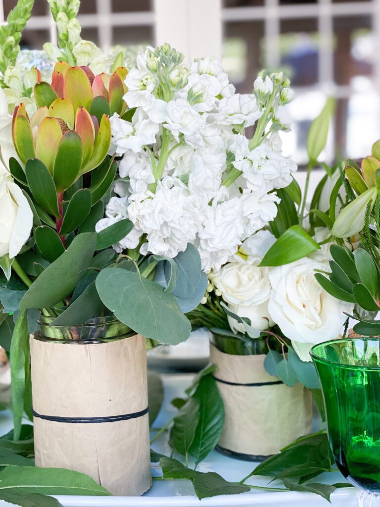 white flowers