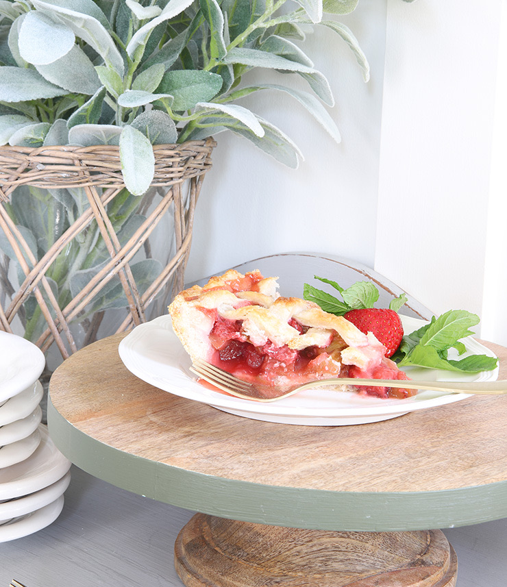 strawberry rhubarb pie