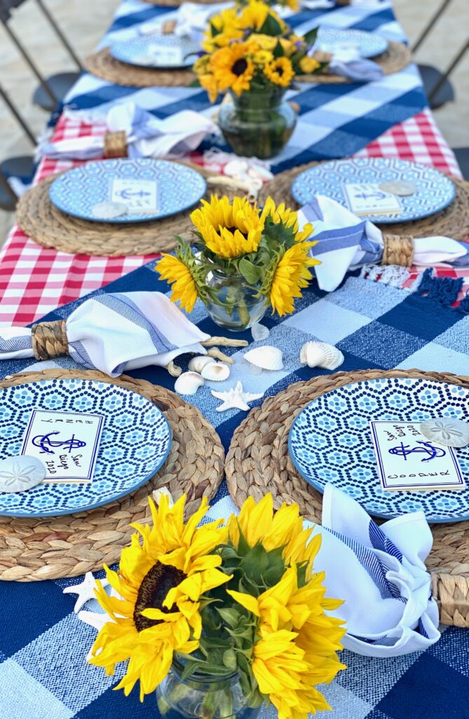 sunflower centerpiece