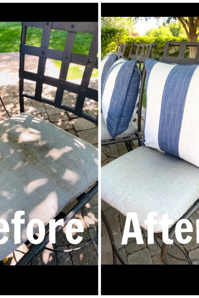 cleaning outdoor cushions