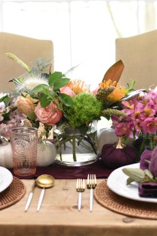 Time to Plan Thanksgiving: A Purple Table Idea