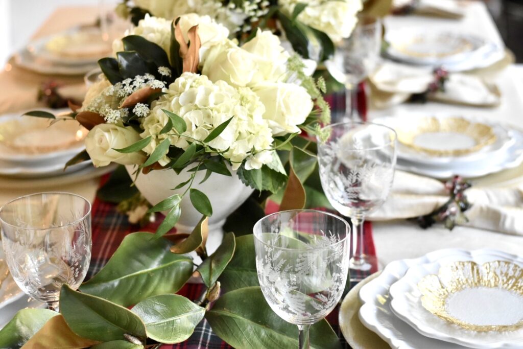 holiday breakfast table