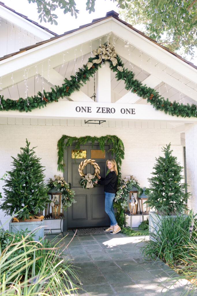 Christmas front door