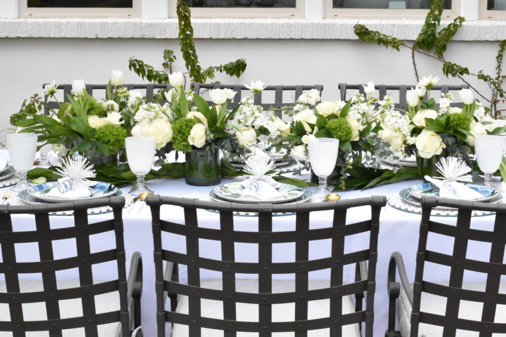 white tablescape