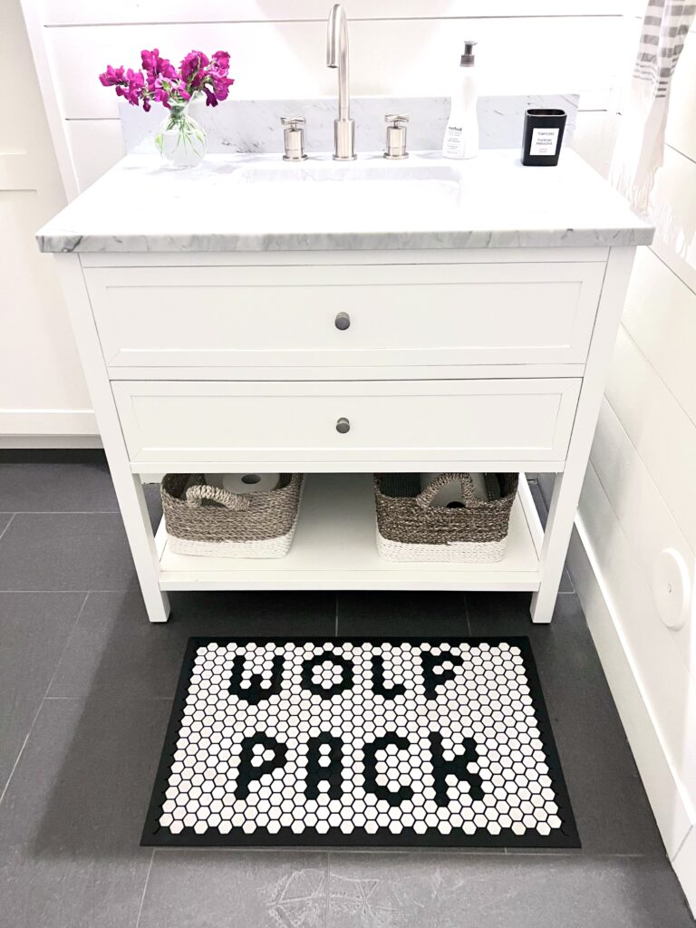 Tile letter mat