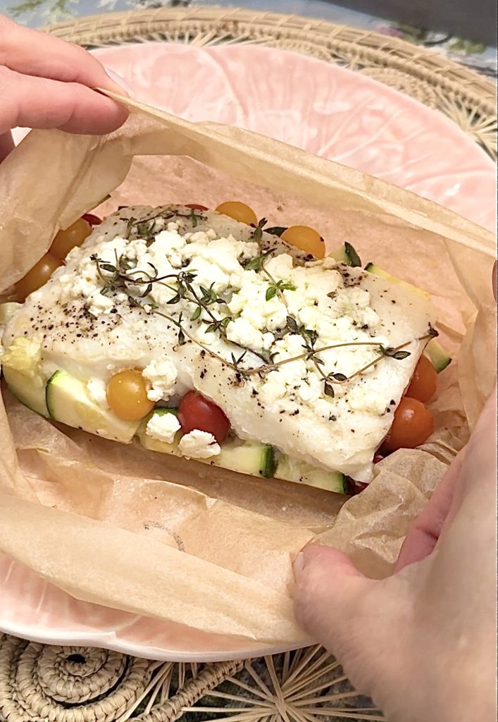 Halibut en Papillote